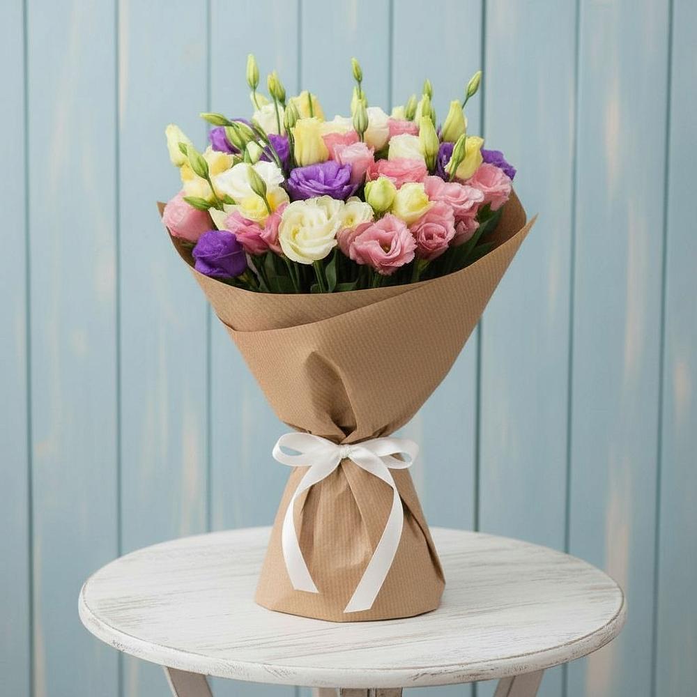 Букет цветов из: Лизиантусы в Ферзиково