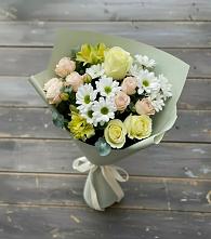 Букет цветов из:  Альстромерии, Розы и Хризантемы #REPLACE_PRED# Ферзиково