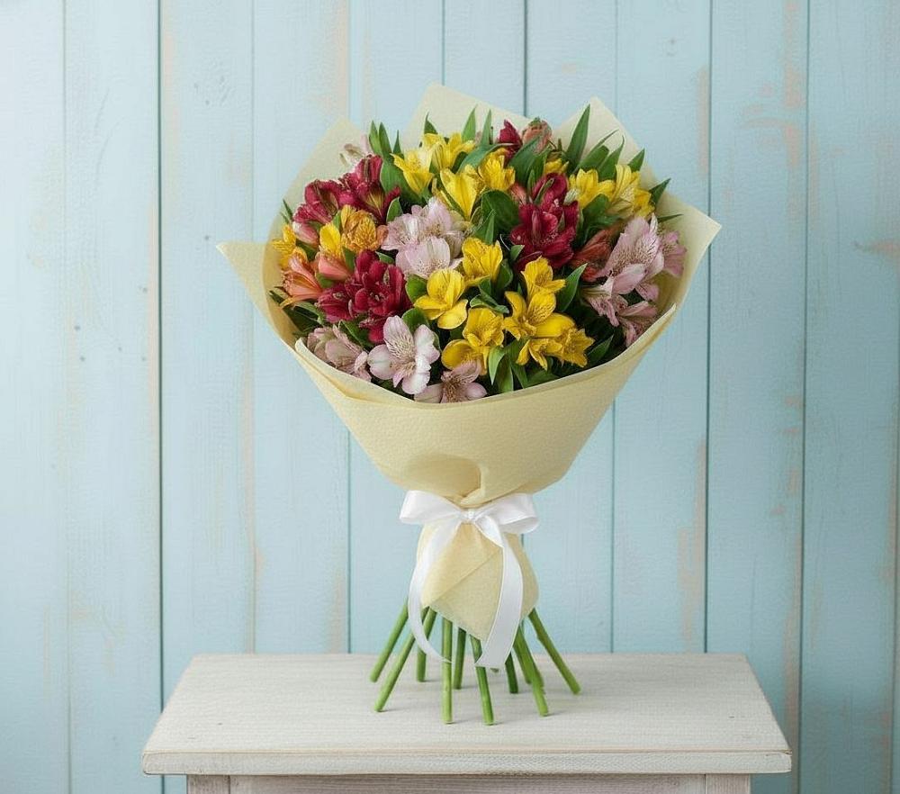 Букет цветов из: Альстромерии в Ферзиково