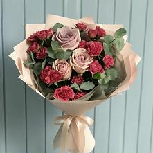 Букет цветов из:  Гвоздики и Розы #REPLACE_PRED# Ферзиково