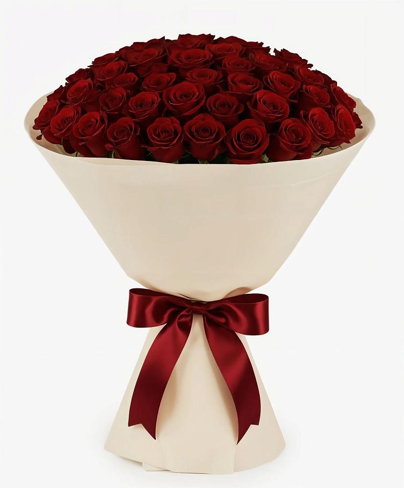 Букет 101 Бордовая роза Блэк Бакарра в Ферзиково