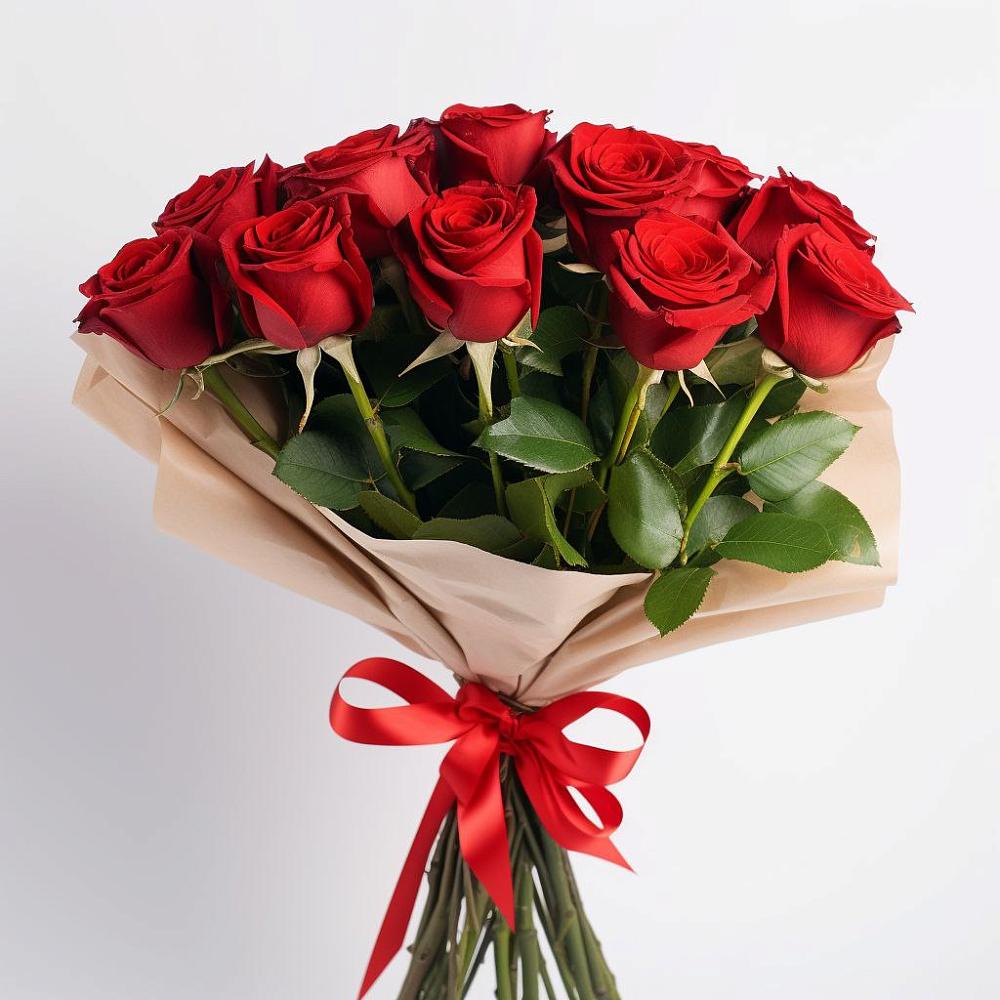 Букет 11 Красных роз Эдлесс Лав в Ферзиково