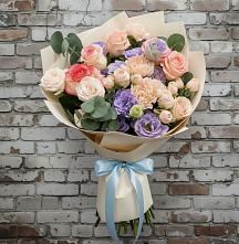 Букет цветов из:  Розы, Лизиантусы и Гвоздики #REPLACE_PRED# Ферзиково